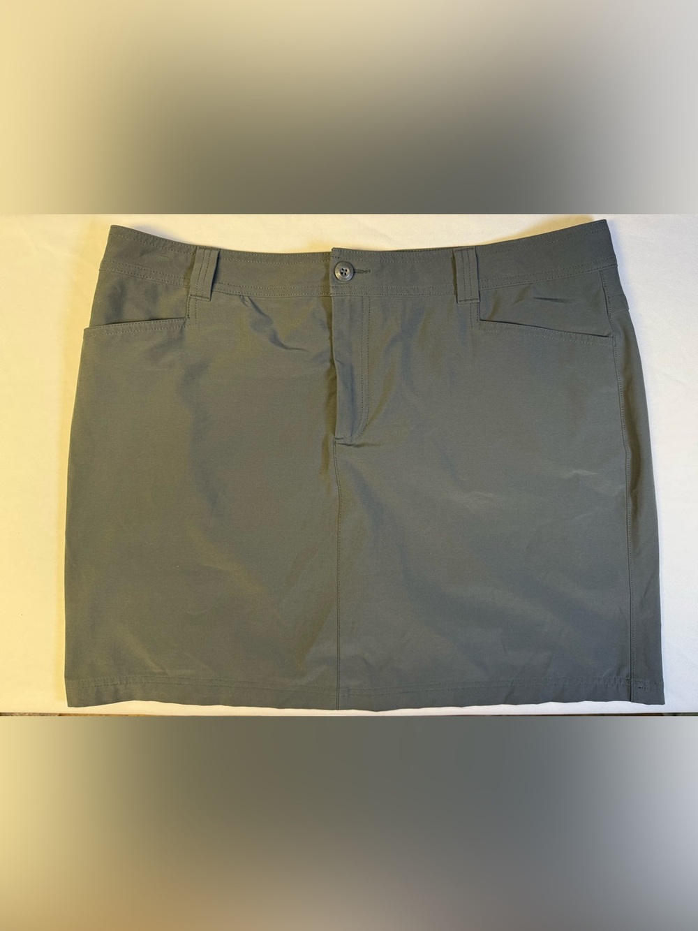 Eddie Bauer Grey Performance Mini Skirt